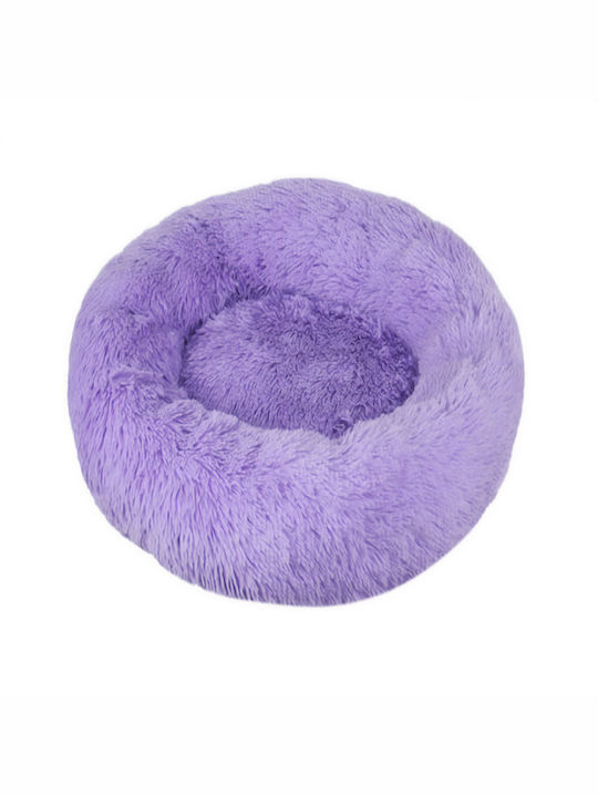 Denik Pets Donut Κρεβάτι Σκύλου σε Μωβ χρώμα 60x60cm