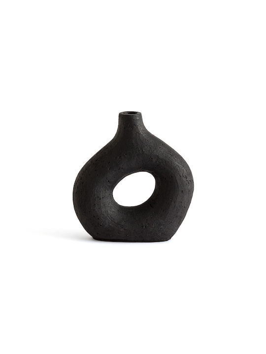 La Redoute Interieurs Διακοσμητικό Βάζο Keramik Schwarz 23.8x8.6x25cm 1Stück