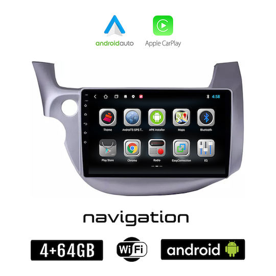 Booma Car Audio System for Honda Jazz 2008-2012 (Bluetooth/USB/WiFi/GPS/Apple-Carplay/Android-Auto) with Touch Screen 10"