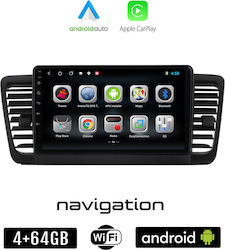 Booma Car-Audiosystem für Subaru Outback 2002-2008 (Bluetooth/USB/AUX/WiFi/GPS/Apple-Carplay/Android-Auto) mit Touchscreen 9"