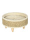 Pawhut Elevated Dog Bed Beige 48x48cm