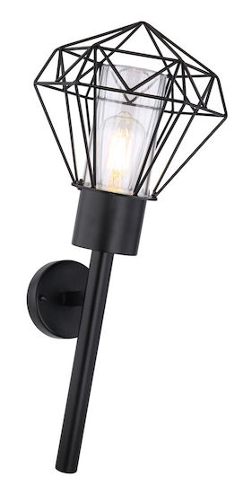 Globo Lighting Επιτοίχιο Εξωτερικό Φαναράκι E27 IP44