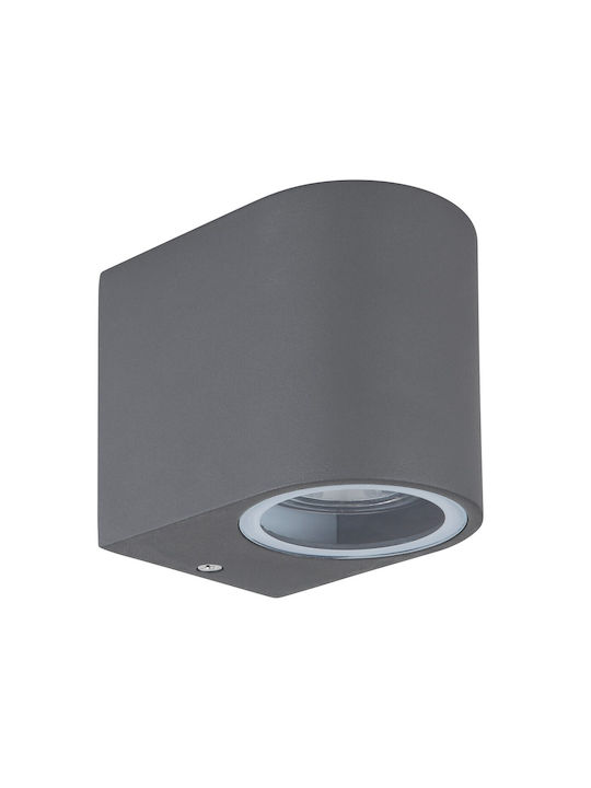 Globo Lighting Επιτοίχιο Εξωτερικό Σποτ GU10 IP44 6.8x8.1εκ.