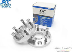 SCC Αποστάτες Τροχών Αυτοκινήτου 20mm (5x127) για Jeep Commander 2τμχ