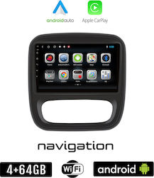 Booma Ηχοσύστημα Αυτοκινήτου για Nissan NV300 2014> (Bluetooth/USB/WiFi/GPS/Apple-Carplay/Android-Auto) με Οθόνη Αφής 9"