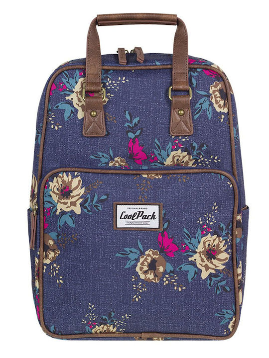Coolpack Σχολική Τσάντα Πλάτης Γυμνασίου - Λυκείου Πολύχρωμη με Θήκη για Παγούρι