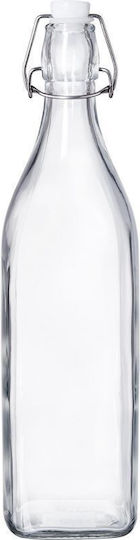 Butlers Μπουκάλι Νερού Γυάλινο με Κλιπ Διάφανο 1000ml