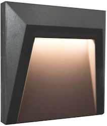 Polux Wasserdichte Deckenleuchte LED 1.5W 4000K 12.5x12.5x3.3cm