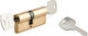 Thirard Lock Cylinder 75mm (35-40) with 3 Keys Gold