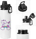 Koupakoupa Kinderflasche Einhorn Aluminium mit ...