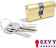 Gevy Zylinderschloss 70mm (30-40) Gold