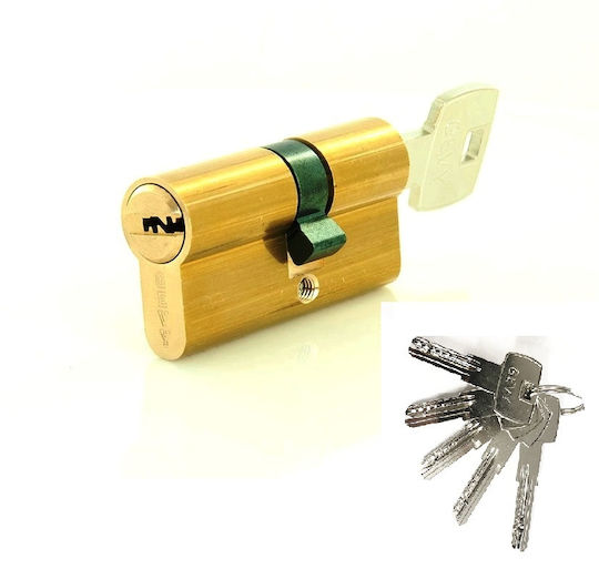 Gevy Lock Cylinder Security 90mm (40-50) with 5 Keys Gold
