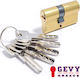 Gevy Lock Cylinder Security 54mm (27-27) Gold