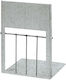 Copele Poartă Capcană Metalică Galvanizată Accesoriu Zootehnic