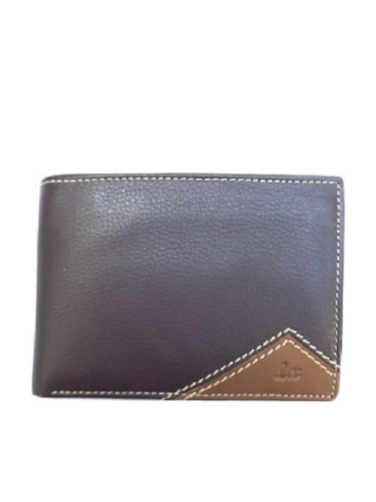 Luxus Leather Men's Wallet Classic Brown