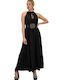 Potre Summer Maxi Dress Black