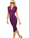 Potre Midi Dress for Wedding / Baptism Purple