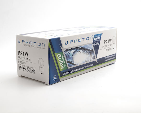 Photon Lamps Car & Motorcycle R5W LED White 24V 21W 1pcs