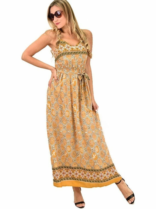 Potre Summer Maxi Dress Yellow