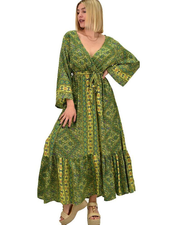 Potre Summer Maxi Dress Green