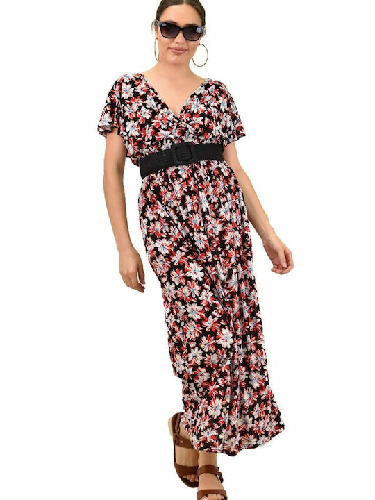 Potre Summer Maxi Dress Wrap Floral