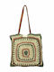 Bag to Bag 11551-4 Straw Beach Bag Green