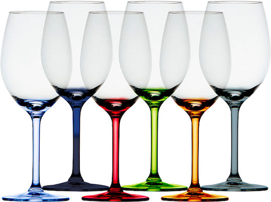 Marine Business Set of Glasses for White Wine made of Plastic Stemmed 6pcs