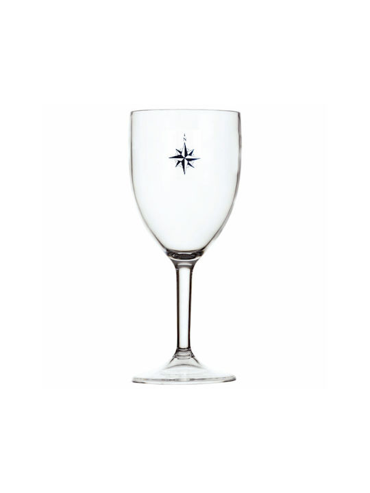 Marine Business Gläser-Set für Weiß- und Rotwein aus Glas Stapelbar 6Stück