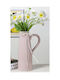 Natural Home Διακοσμητικό Βάζο Κεραμικό Μωβ Y30cm