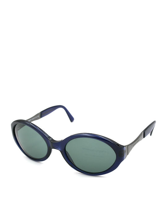 Emanuel Ungaro Sunglasses Blue with Acetate Frame & Green Lens Emanuel Ungaro Sunglasses Blue with Acetate Frame & Green Lens