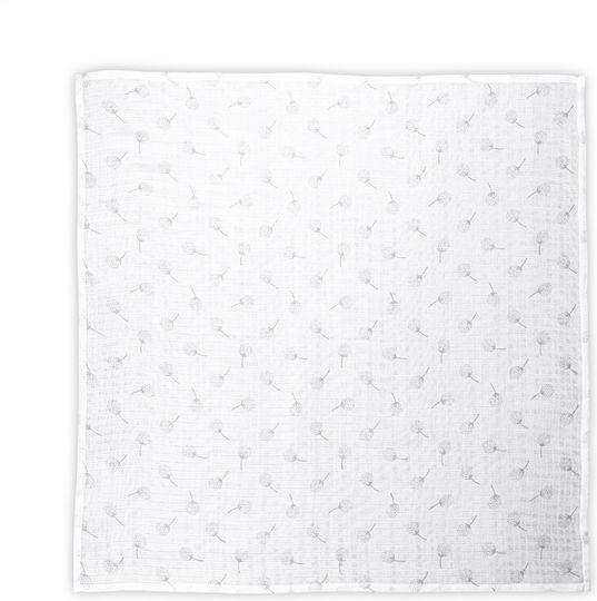 Lorelli Swaddle Σελτεδάκι από Μουσελίνα Γκρι 80x80εκ.