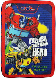 Must Transformers Unlease Your Inner Hero Κασετίνα Γεμάτη με 2 Θήκες Πολύχρωμη 1τμχ