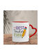 Tasse aus Porzellan Best Teacher Ever 4704955 1Stück