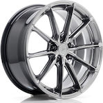 Japan Racing Wheels Jante de Aluminiu pentru Mașină 18"x8" ET45 Negru Hyper JR3718805H4567HB