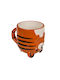 Out of the Blue Tiger Mug Ceramic Orange