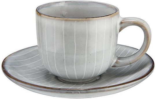 Butlers Cană Ceramică Gri 60ml