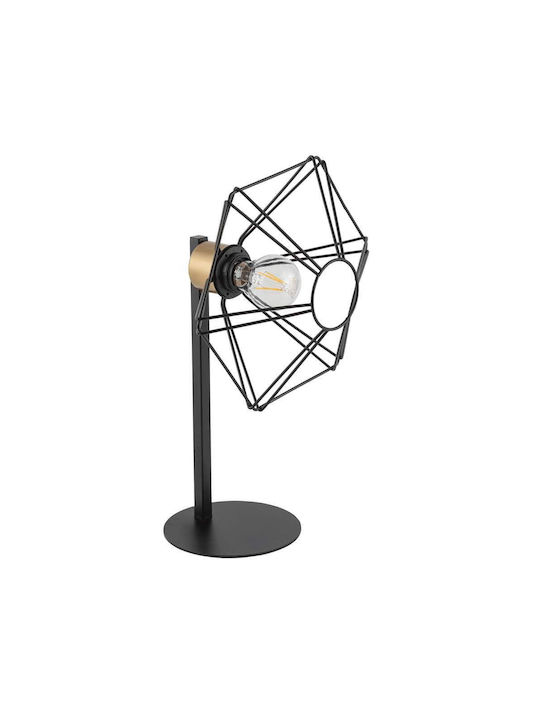 Sigma Tischlampe Dekorative Lampe mit Fassung für Lampe E27 Schwarz