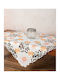 Silk Fashion Кариран Изрязано Оранжев 85x85бр