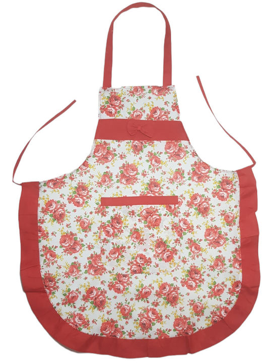 Whitegg Waterproof Apron Red 75x70cm