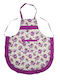 Whitegg Impermeabil Șorț de Bucătărie Violet 75x70cm 1buc