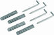 Lux Tools Ούπα Πλαστικό 8x40mm 4τμχ