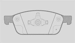 Open Parts Brake Pad for Ford Kuga