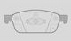 Open Parts Σετ Τακάκια για Ford Kuga