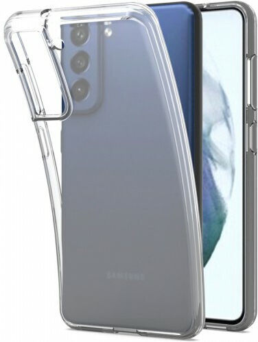 Back Cover Σιλικόνης / Tempered Glass 1mm Διάφανο (Galaxy S21 FE 5G)