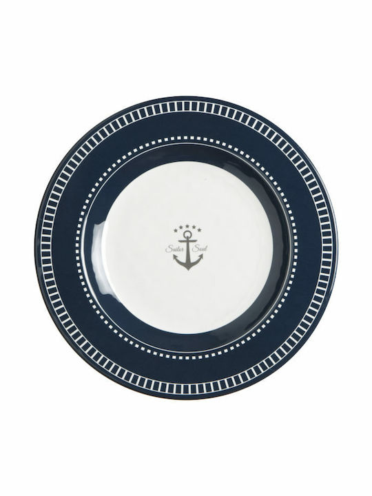 Marine Business Sailor Soul Multicolour Melamine Dessert Plate Diameter 20cm 6 Pieces