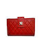 Luxus Leather Women's Wallet Red