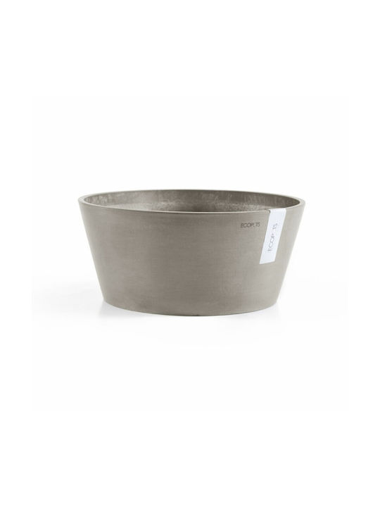 Ecopots Frankfurt Flower Pot Hanging 50x25cm Taupe 74.016.50TA