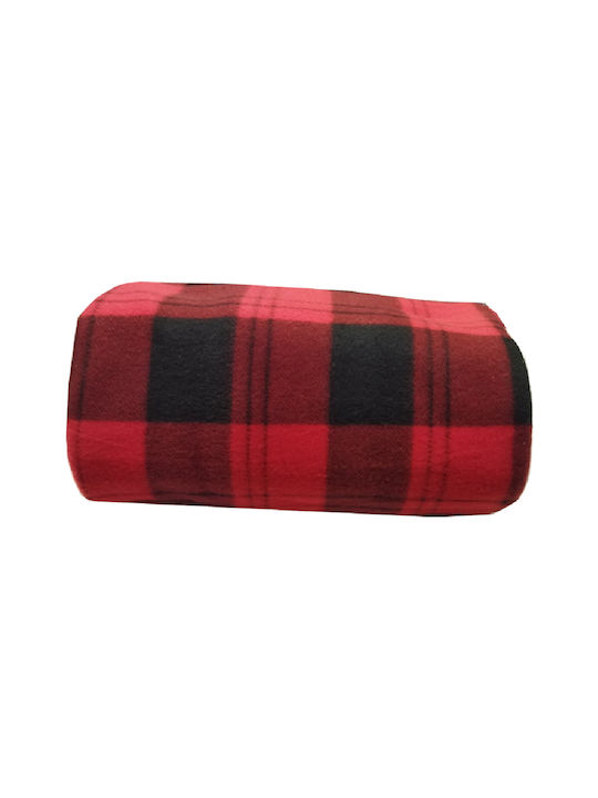 Marwa 25150305 Fleece Decke Übergröße 220x240cm Rote