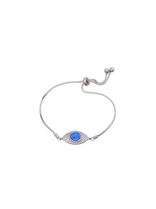 Sava Jewellery Дамско Гривна Верига с дизайн Очи от Сребърен