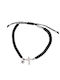Sava Jewellery Damen Armband Makramee mit Design Kreuz aus Silber